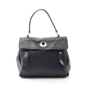 Saint Laurent Yves Muse Two Bag leather handbag black